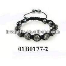 Pulsera del shamballa de los kits del grano de la manera